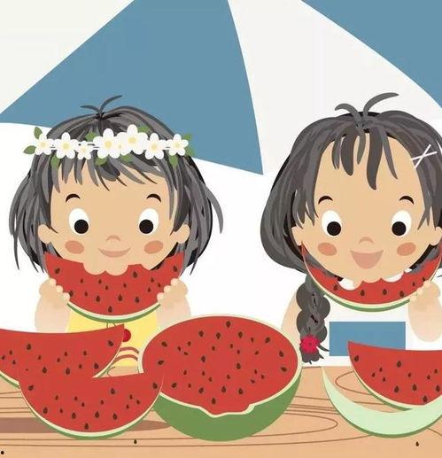 可爱卡通头像吃瓜,吃瓜小趣事